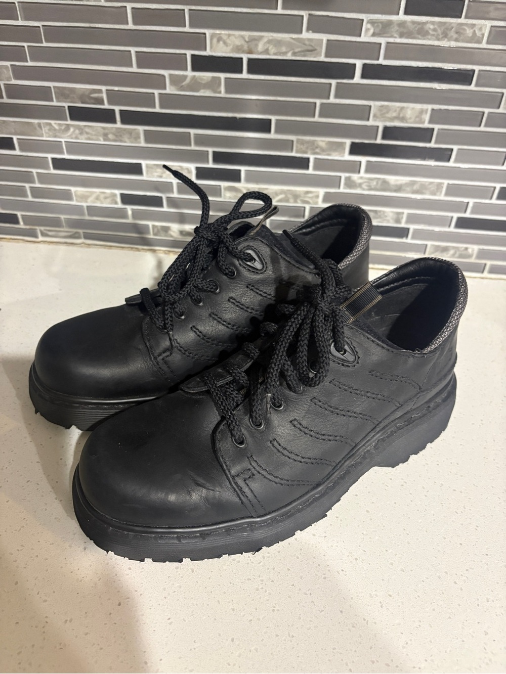 Dr. Martens Men's Black Vintage Shoes Sneaker 9243 Size 7